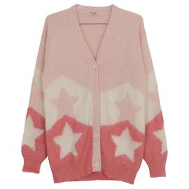 Miu Miu Star Cardigan Größe Rot