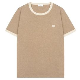 Céline T-shirt Triofe em jersey de algodão Laranja