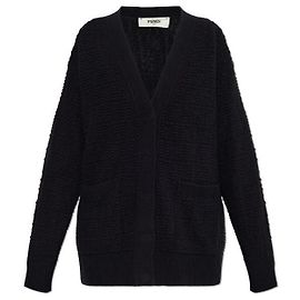 Fendi Cardigan aus Kaschmir und Wolle Schwarz