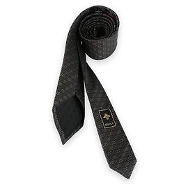 Gucci Cravatta in seta con logo GG da uomo Nero