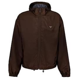 Prada Wendbare Nylonjacke Schwarz