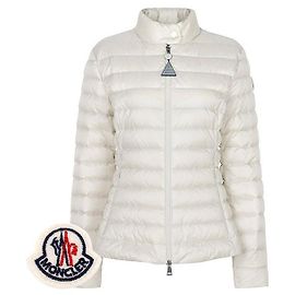 Moncler Short Goose Down Jacket White
