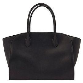 The row Borsa in pelle Malro da donna BAS Nero