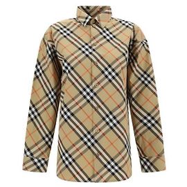 Burberry Camicia in cotone a quadri Marrone