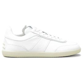 Tod's Logo Panel Leather Sneakers White White