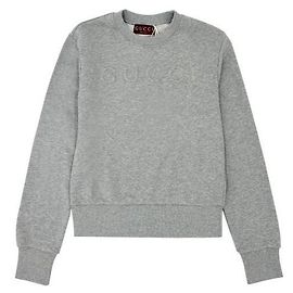 Gucci Sweatshirt em jersey de algodão stamp: XJGLG Prata
