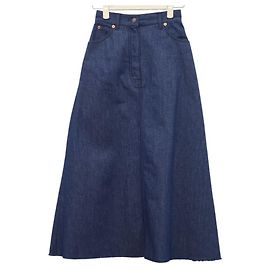 Gucci Saia de denim orgânico Azul