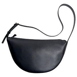 The row Borsa in pelle Jouvette Black BLACK ANS Nero