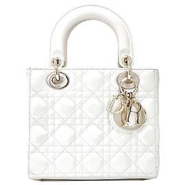 Dior Christian Ladybag Small Blanc