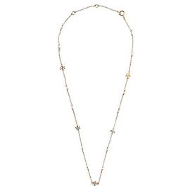 Tory Burch Colar de pérolas delicado Branco