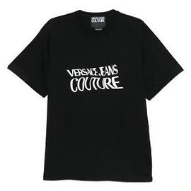 Versace T-Shirt mit Couture-Logo-Print Schwarz