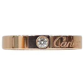 Cartier Ehering aus Roségold mit Diamanten Pink
