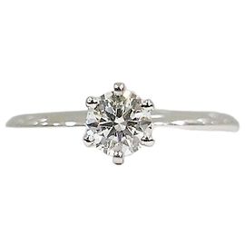 Tiffany & Co New Diamond Platinum Wedding Band Ring Silvery
