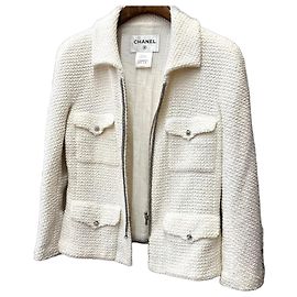 Chanel Tweed Chain Pocket Bomber Jacket Multiple colors