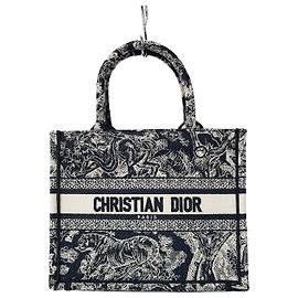 Dior Book Tote Small Tuileries Reverse Embroidery Multicor