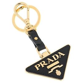 Prada Chaveiro de couro Saffiano estampado: Multicor