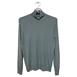 Loro Piana Kaschmir-Rollkragenpullover hellblau stamp: Braun