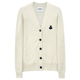 Isabel Marant Cardigan aus Stoff in Weiß Weiß