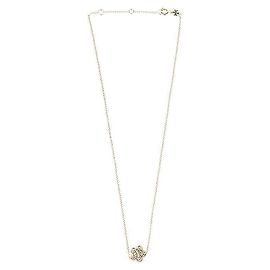 Tory Burch Colar com pingente de flor para mulher (Gold) Dourado
