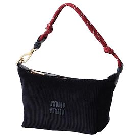 Miu Miu Corduroy Pouch Blue