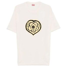 Kenzo Camiseta de algodón Boke Heart Blanco
