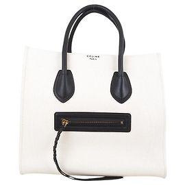 Céline Mala de Viagem Canvas Phantom Branco