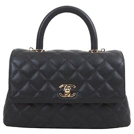 Chanel Caviar Coco Handle Noir