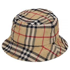 Burberry Chapéu Bucket de algodão xadrez Multicor