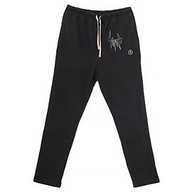 Moncler Pantalones Jogger de Jersey de Algodón Grueso Negro Negro