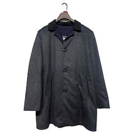 Kiton Cashmere Reversible Coat Black