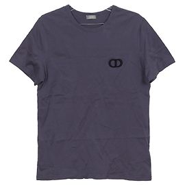 Dior T-shirt de algodão CD Icon Logo em roxo XL Roxo