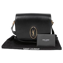 Saint Laurent Borsa a tracolla LE Saddle Small Nero