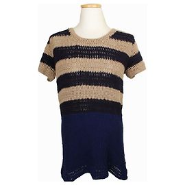 Burberry Brit Colorblock Stricktop XS Mehrfarben