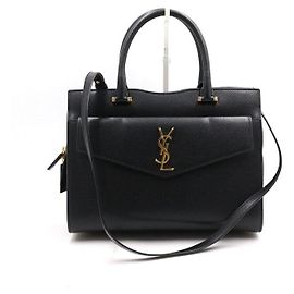 Saint Laurent Uptown Medium Tote Bag Shoulder Bag Black