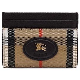 Burberry Check Highland Unisex Card Holder Wallet Multiple colors