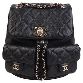 Chanel Rucksack Schwarz