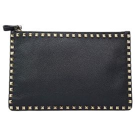 Valentino Pochette Rockstud Noir