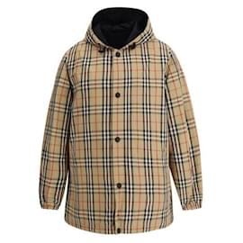 Burberry Checkered Nylon Reversible Jacket Multiple colors