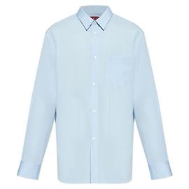 Gucci Camisa de popelina de algodón estampada Blanco
