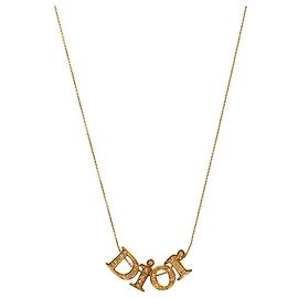 Dior Collier Cubic Gold Doré