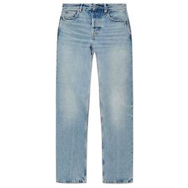 Saint Laurent Blue Denim Low Rise Jeans Blue