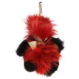 Burberry Porte-clés Thomas Pom Pom Bear Rouge