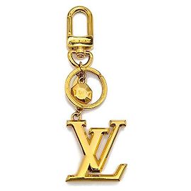 Porte-clés Louis Vuitton Pochette Gold Doré