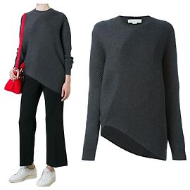 Stella Mc Cartney Pull en maille col rond Noir