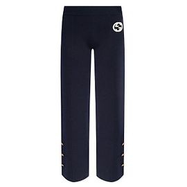 Gucci Interlocking Patch Wool Pants stamp: XKDQS Black