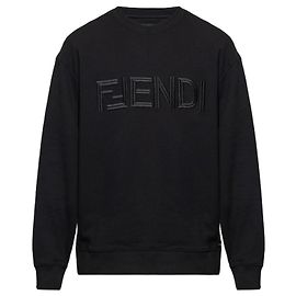 Fendi Sudadera de jersey Negro