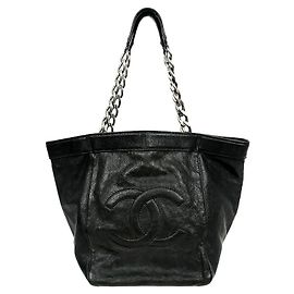 Chanel Borsa a tracolla Big CC Chain Nero