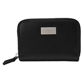 Maison Martin Margiela Numeric Leather Zip Wallet Black