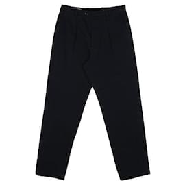 Gucci Interlocking Patch Cotton Pants Black