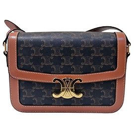 Céline Bolso Celine Triumph Medium Castaño